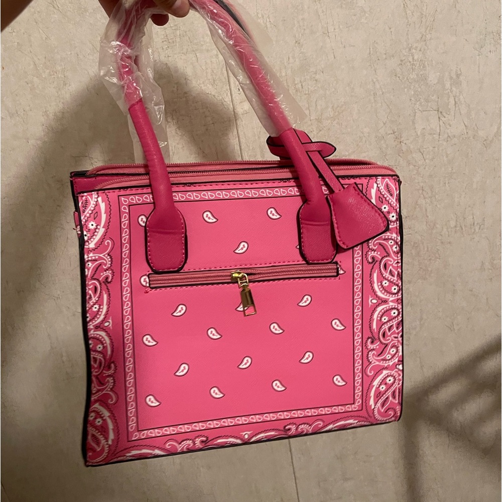 Pink Bandana Purse